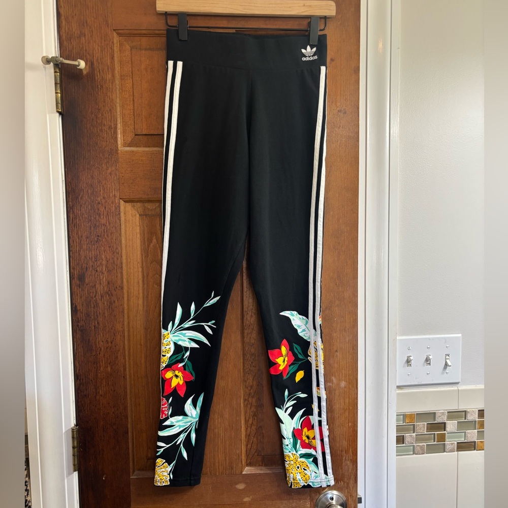 Adidas Her Studio Rare Leggings with Floral Pattern